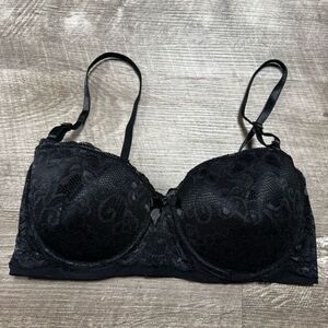 Tracy Black Lace Bra Size 40C